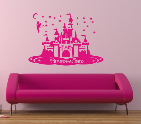 Princesses Castle - Personalised wall art