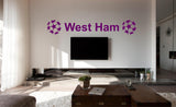 West Ham FC Football wall art sticker