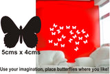 22 x Small Butterfly Stickers