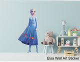 Elsa wall art sticker