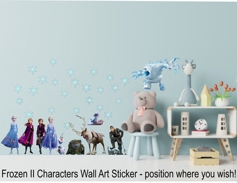 FROZEN II CHARACTER COLLECTION (33 x stickers)