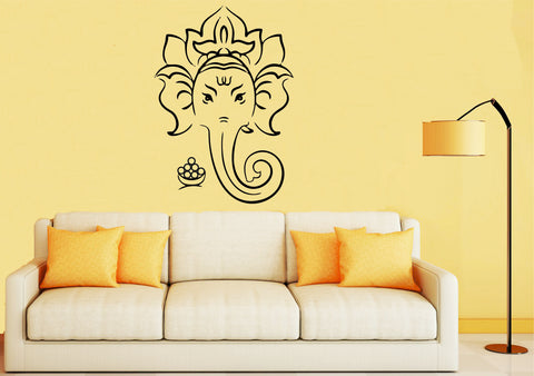 Ganesha (Ganesh) Elephant God (Hinduism) Wall Art Sticker