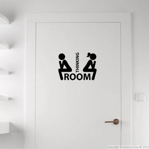 Thinking Room Toilet Decal