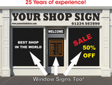 Custom Shop & Business Signs