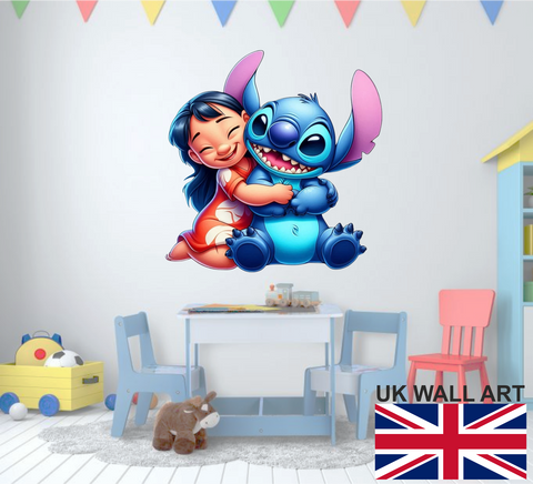 Lilo and Stitch Wall Art Sticker