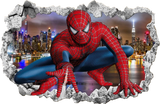 Spiderman 3D Wall Art Sticker (II)