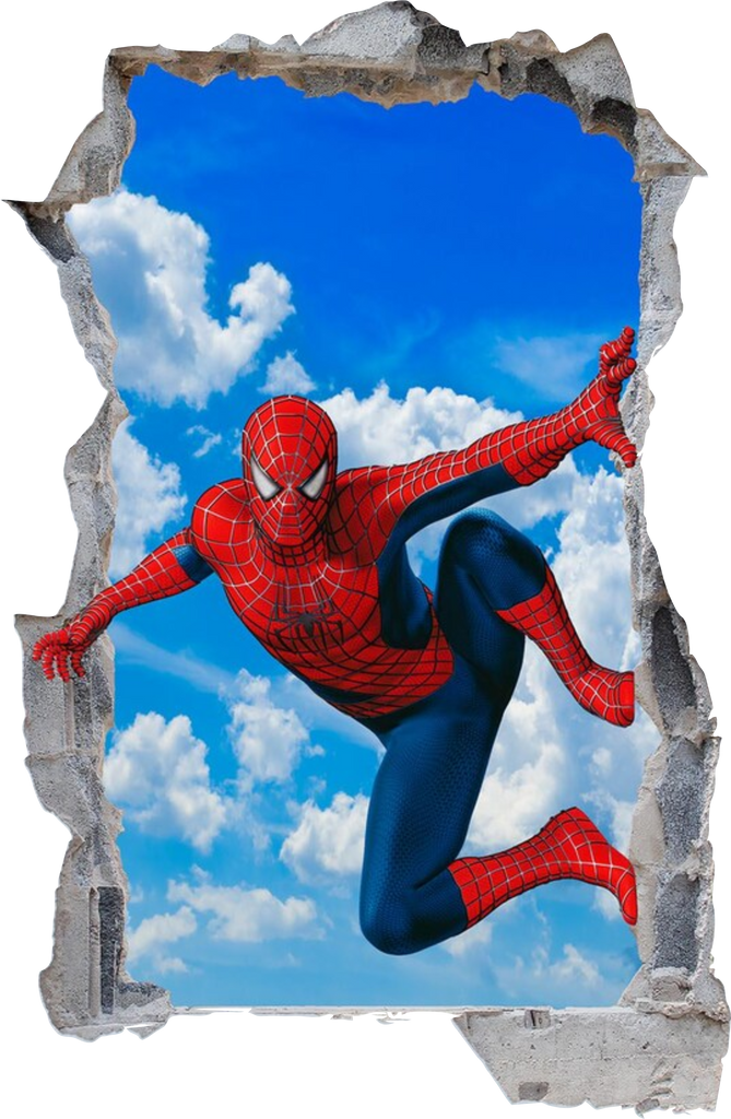 Spiderman 3D Wall Art Sticker (III)