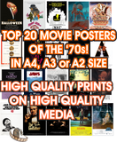 MOVIE POSTERS - TOP 20 MOVIES FROM THE 70s