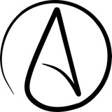 atheist symbol sticker