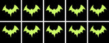 Bat Stickers (ideal for tiles, glass, ceramics, any flat surface)