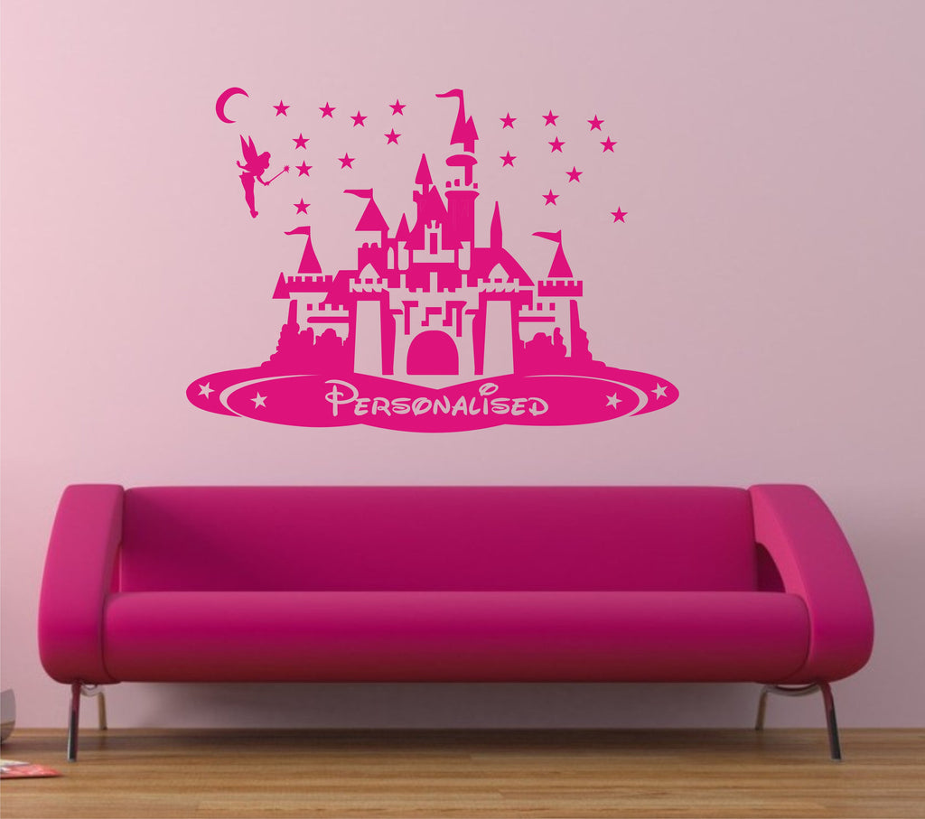Disney Castle Personalised wall sticker