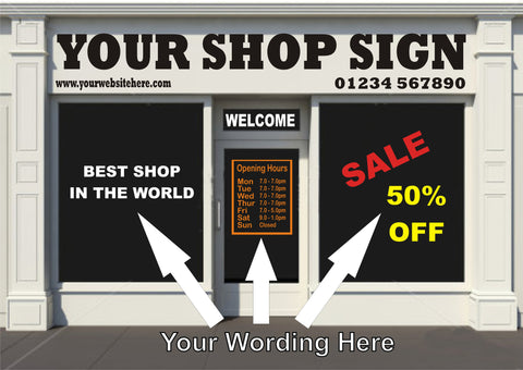 Custom Shop & Business Signs