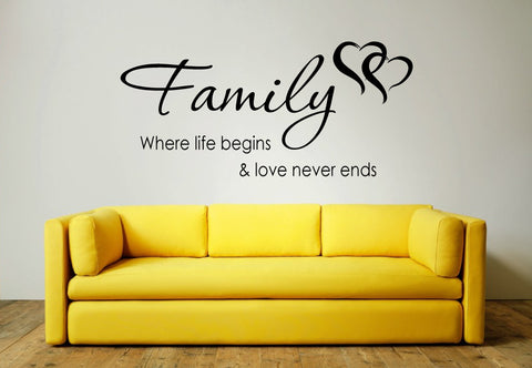 Family Where Life Begins & Love Never Ends