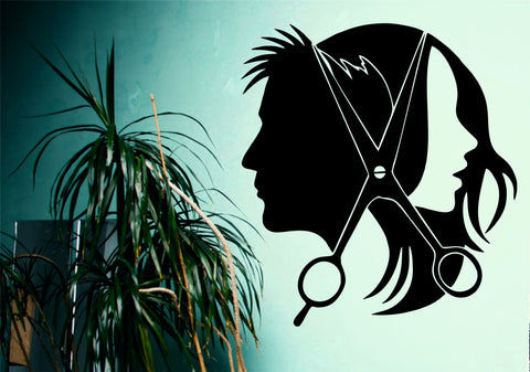 Hairdresser Wall Art Unisex design - Male and Female