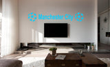 Man City FC Wall Art Sticker