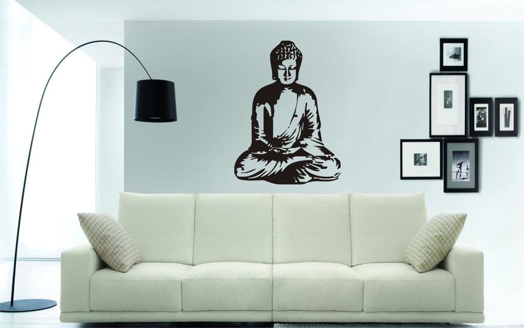 Meditating Buddha Wall Art Stickers