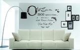 Once upon a time...personalised wall art sticker