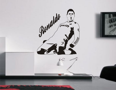 Cristiano Ronaldo Wall Art Sticker - Exclusive Design