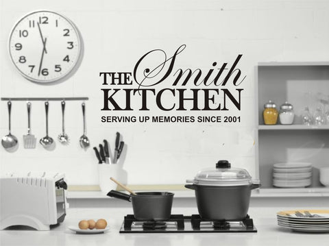 Personalised "The Kitchen" Wall Art Quote