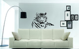 Tigers head wall art sticker