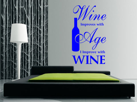 Wine improves with age
