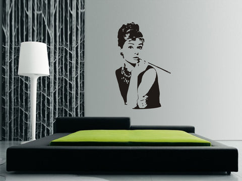 Wall Art Hepburn Wall Iconic - Shop Quote – Art Famous Design Audrey and