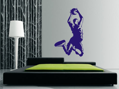 Basketball Player Leaping