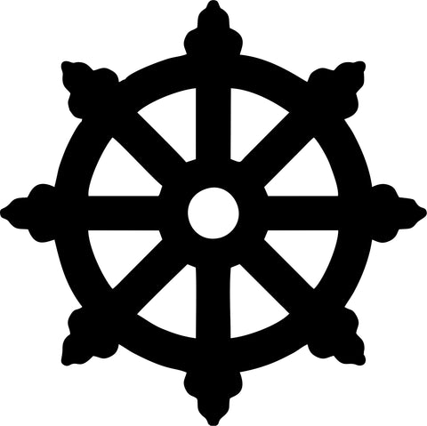 Buddhist Wheel (Dharma Wheel) Stickers