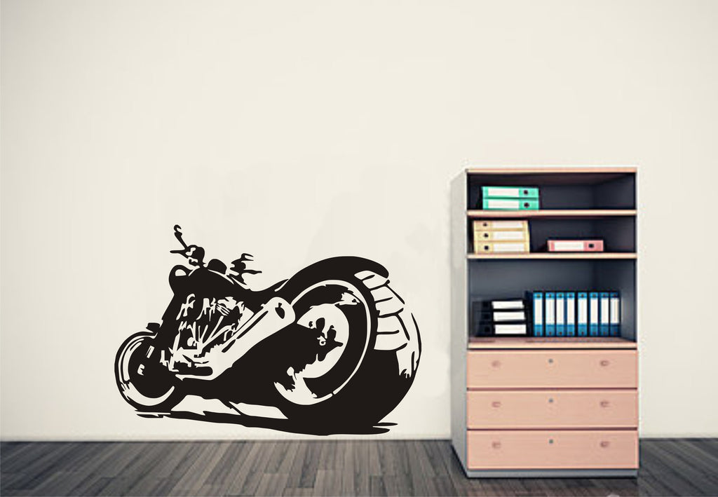 Chopper Motorbike Wall Art Decal