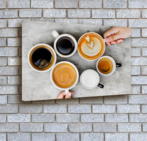 Coffee Collection - A3 Boxed Canvas Print