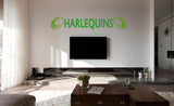 harlequins rugby wall art sticker