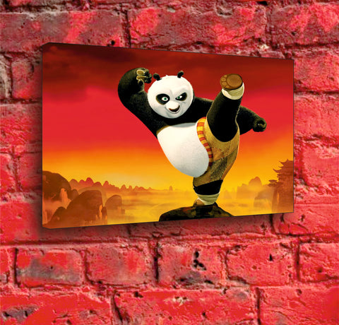 Kung Fu Panda - A3 Boxed Canvas Print