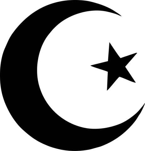 Moon and Star (Islam, Pakistan or Turkey) Stickers