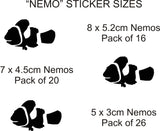 Nemo Stickers (ideal for tiles, glass, ceramics, any flat surface)