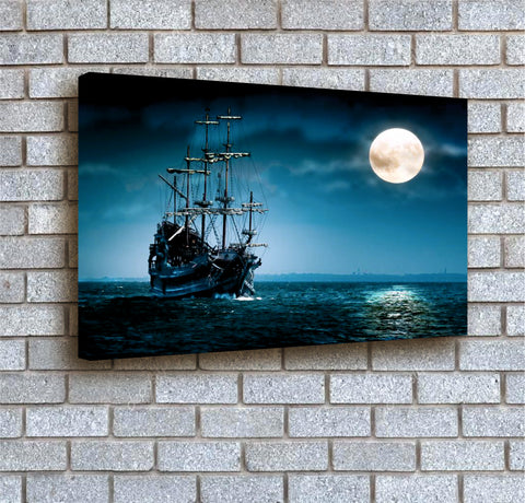 Pirate Ship - A3 Boxed Canvas Print