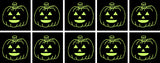 Pumpkin Stickers (ideal for tiles, glass, ceramics, any flat surface)