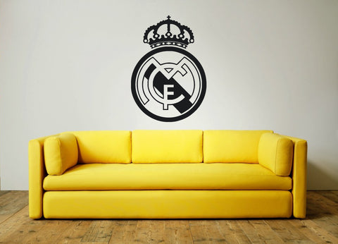 Real Madrid Football Club Badge Wall Sticker (81 x 57cms)