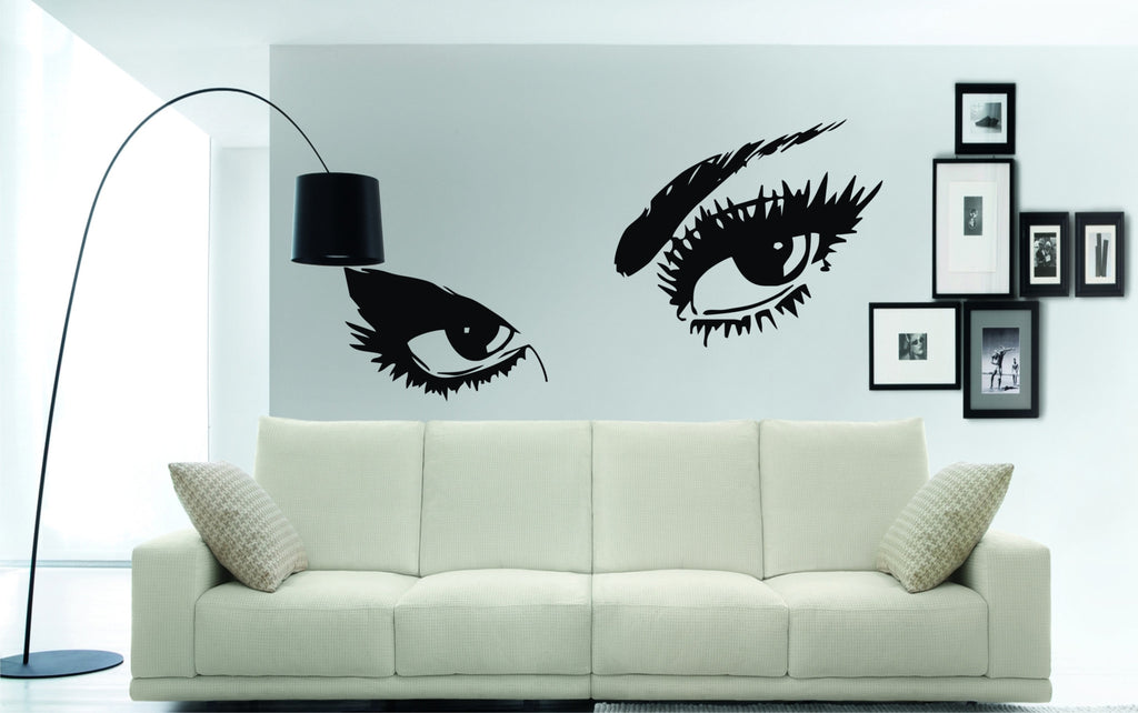 sexy eyes wall art stickers