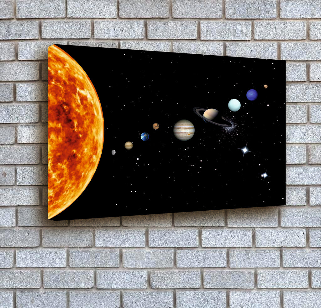 solar system canvas