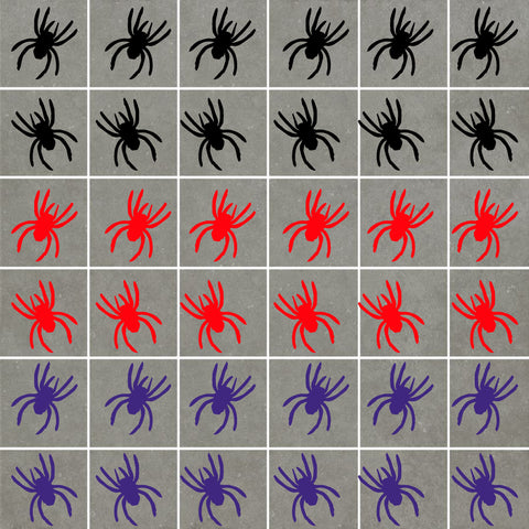 Spider Stickers (ideal for tiles, glass, ceramics, any flat surface)