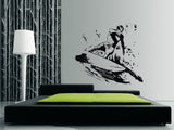 surfing wall decal