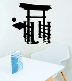torii bridge wall art sticker