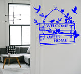 Welcome Home Wall Art Sticker
