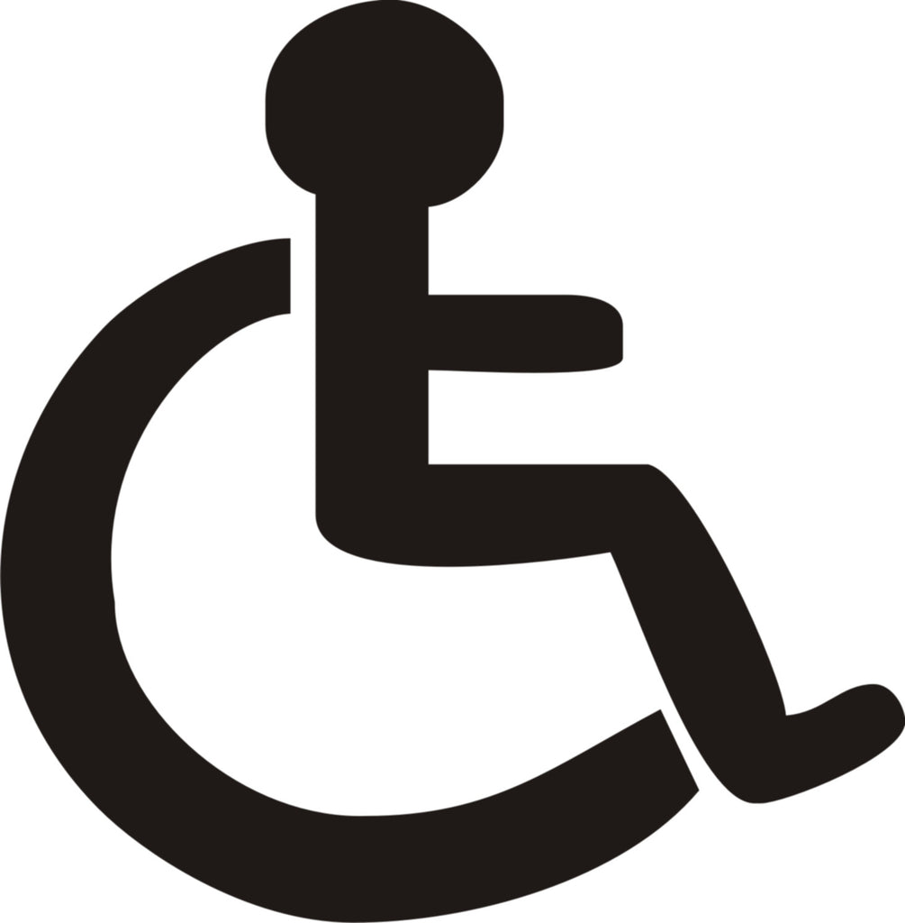 disabled toilet sticker